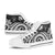 Niue High Top Shoes - White Tentacle Turtle - Polynesian Pride