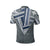 Hawaii Polo Shirt Football Jersey Style Gray and White - Polynesian Pride