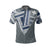 Hawaii Polo Shirt Football Jersey Style Gray and White - Polynesian Pride