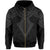 Hawaii Polynesian Hoodie Limited (Zip up) Tab Style Gray - Polynesian Pride
