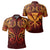 Hawaii Kanaka Maoli Red Polo Shirt Van Style Unisex Red - Polynesian Pride