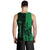 Hawaii King Polynesian Men's Tank Top - Lawla Style Green - AH - Polynesian Pride