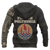 French Polynesia Hoodie French Polynesia Flag Polynesian Tattoo - Polynesian Pride