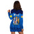 Niue Hoodie Dress Rock of Polynesia LT13 - Polynesian Pride