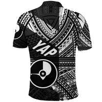 FSM Yap Polo Shirt Original Style Black LT8 - Polynesian Pride