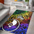 Yap Area Rug - Rainbow Polynesian Pattern Rainbow - Polynesian Pride