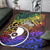 Yap Area Rug - Rainbow Polynesian Pattern - Polynesian Pride