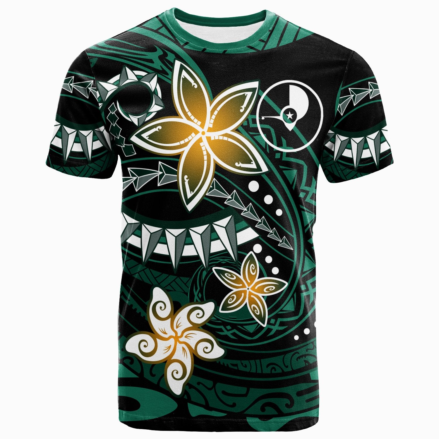 Yap T Shirt Spring Style Black Color Unisex Black - Polynesian Pride