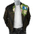 Yap State Men's Bomber Jacket - Polynesian Gold Patterns Collection - Polynesian Pride