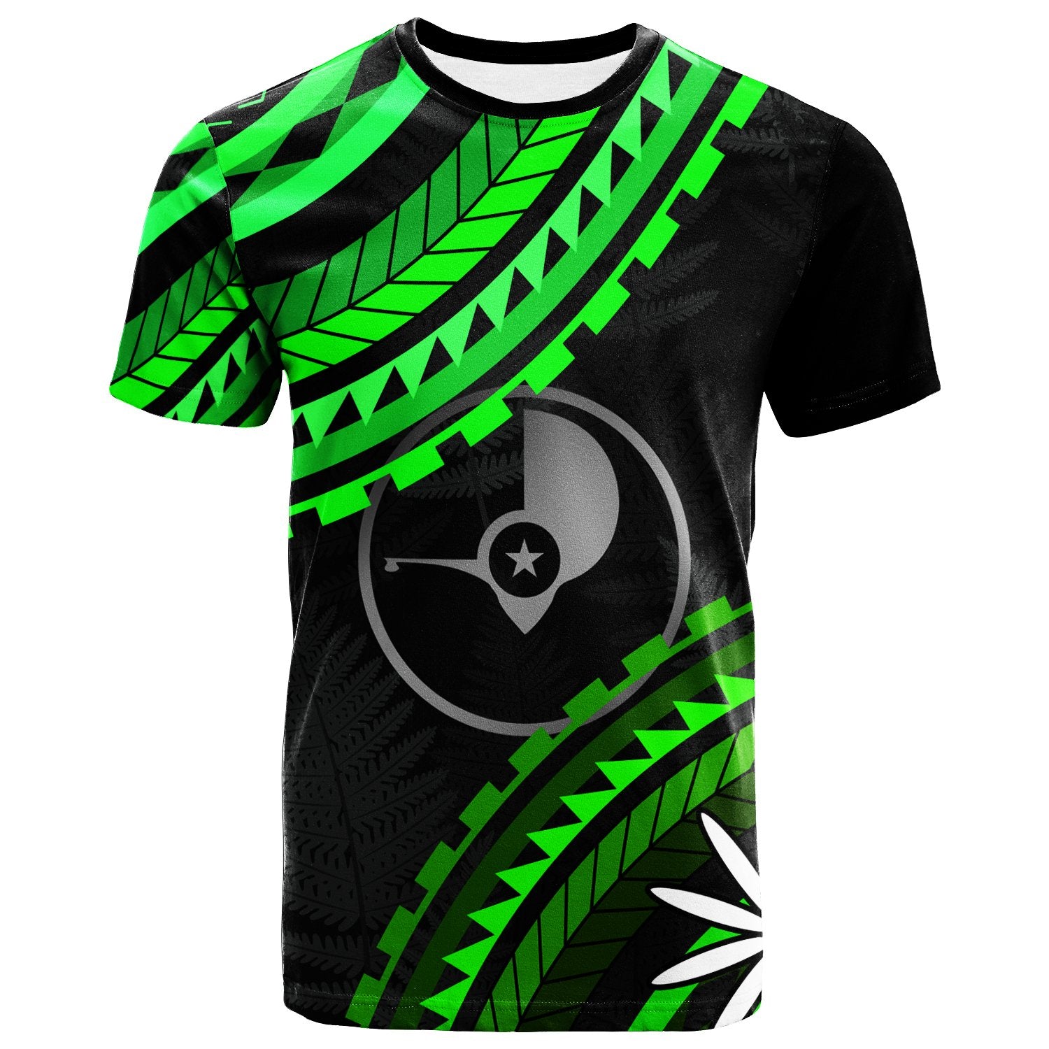 Yap T Shirt Palm Leaf Texture Unisex Art - Polynesian Pride