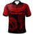 Yap Custom Polo Shirt Unique Serrated Texture Red Unisex Red - Polynesian Pride