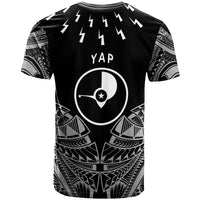Yap Custom T Shirt Thunder Bolt Seamless Pattern - Polynesian Pride