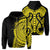 Hawaii Polynesian Zip Hoodie In My Heart Ryan Style Yellow Unisex Yellow - Polynesian Pride