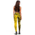 Tuvalu Flag Leggings (Yellow) A02 - Polynesian Pride