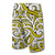 Hawaii Polynesian Maori Ethnic Ornament Board Shorts Yellow - Polynesian Pride