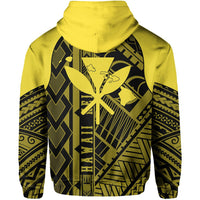 Hawaii Nei Hoodie Polynesian Yellow - Polynesian Pride