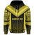 Hawaii Kanaka Polynesian Zip up Hoodie Active Yellow - Polynesian Pride