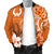 Custom Pohnpei Personalised Men's Bomber Jacket - Pohnpei Spirit Orange - Polynesian Pride