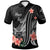 Cook Islands Custom Polo Shirt Polynesian Hibiscus Pattern Style Unisex Black - Polynesian Pride