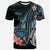 Samoa Custom T Shirt Turquoise Polynesian Hibiscus Pattern Style Unisex Art - Polynesian Pride
