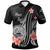 American Samoa Custom Polo Shirt Polynesian Hibiscus Pattern Style Unisex Black - Polynesian Pride