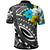 Cook Islands Polo Shirt Polynesian Pattern Black Color - Polynesian Pride