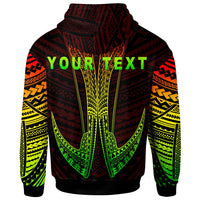 American Samoa Custom Hoodie Fish Hook - Polynesian Pride