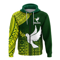 Tailevu Rugby Fiji Zip Hoodie Go Green LT4 - Polynesian Pride