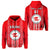 Custom Hawaii Kalani High School Zip Hoodie Falcons Simple Style LT8 Unisex Red - Polynesian Pride