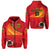 Custom Vanuatu Sia Raga Football Club Zip Hoodie Original Style LT8 Unisex Red - Polynesian Pride