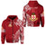 Custom Kolisi Tonga Mate Maa Tonga Zip Hoodie Simple, Custom Text and Number LT8 Unisex Red - Polynesian Pride