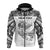 Custom Guam Rugby Zip Hoodie Polynesian Patterns White Ver.2 LT16 - Polynesian Pride