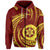 Custom Tonga High School Zip Hoodie Special Polynesian No.1 Unisex Brown - Polynesian Pride