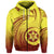 Custom Tonga High School Zip Hoodie Special Polynesian No.2 Unisex Yellow - Polynesian Pride