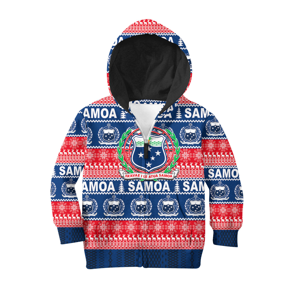 Samoa Christmas Hoodie KID 2022 LT6 - Polynesian Pride